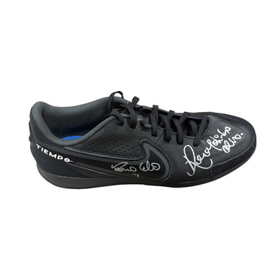 Ronaldinho & Ronaldo Nazario Signed Nike Tiempo Soccer Sneaker