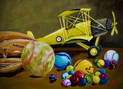 Toys in the Attic, by artist Herschel fall
