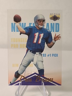 Drew Bledsoe 1996 Classic Clear Assets #39 New England Patriots Acetate Card