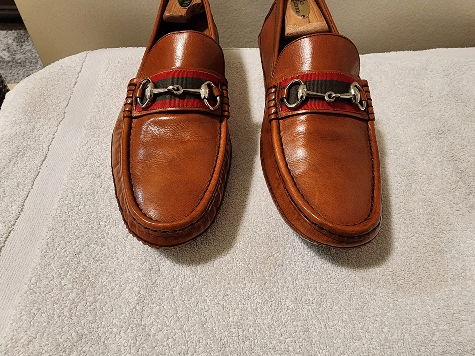 Burnt Orange Loafers Made In Spain Men Size 9 EU 42 In Good Condition - Image 2 of 4