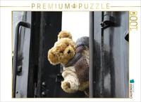Calvendo Puzzle Teddy On The Go | 1000 Pieces, Finished Size 25.2 × 18.9 In (64