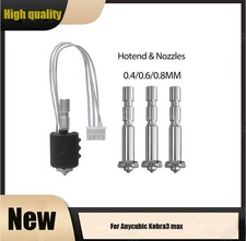 for Anycubic Kobra3 Max Combo Hotend Hardened Steel 0.4/0.6/0.8mm