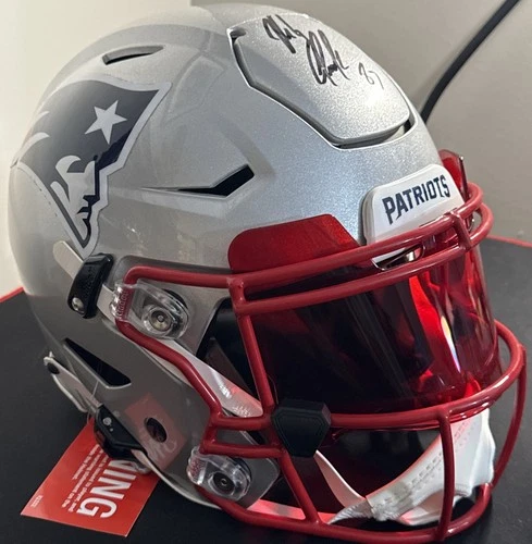 ROB GRONKOWSKI Signed Full Sized New England Patriots Speedflex Helmet w/ Visor