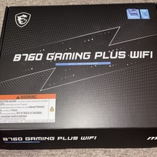 MSI B760 GAMING PLUS WIFI ATX Motherboard DDR5 LGA 1700 WiFi 6E HDMI 2.5G LAN