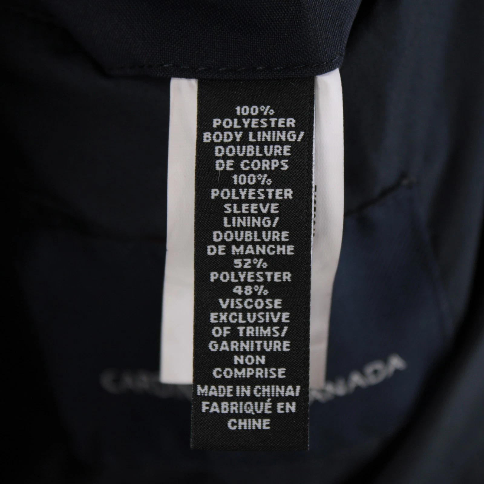 Cardinal of Canada NWT Polyester Quilted Bomber Jacket Size 40 (M US) In Blue image 10