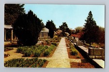 Formal Garden Maymount Richmond Virginia Postcard Dexter Ted Partlow Galski
