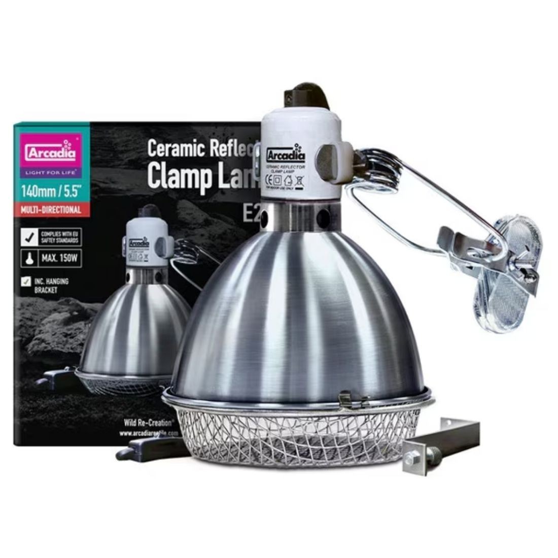 CLEARANCE DEAL Arcadia Reflector Clamp Lamp With Ceramic Holder E27 - SW100162