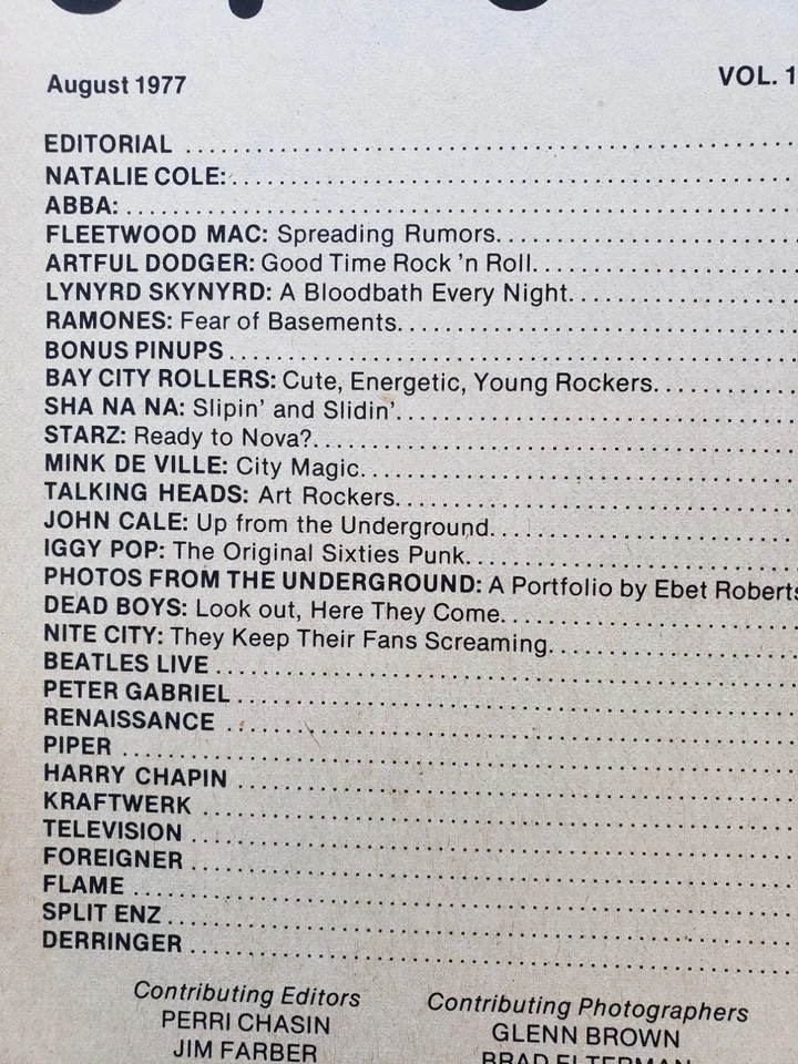 "Super Rock" 8/77 Ramones, Dead Boys, Starz, special punk rock issue - Image 3 of 4