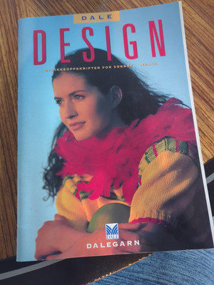 Dale Garn KNITTING PATTERN BOOK 113 Scandinavian Norwegian English Insert