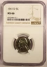 1961 D Jefferson Nickel ~ NGC MS 66