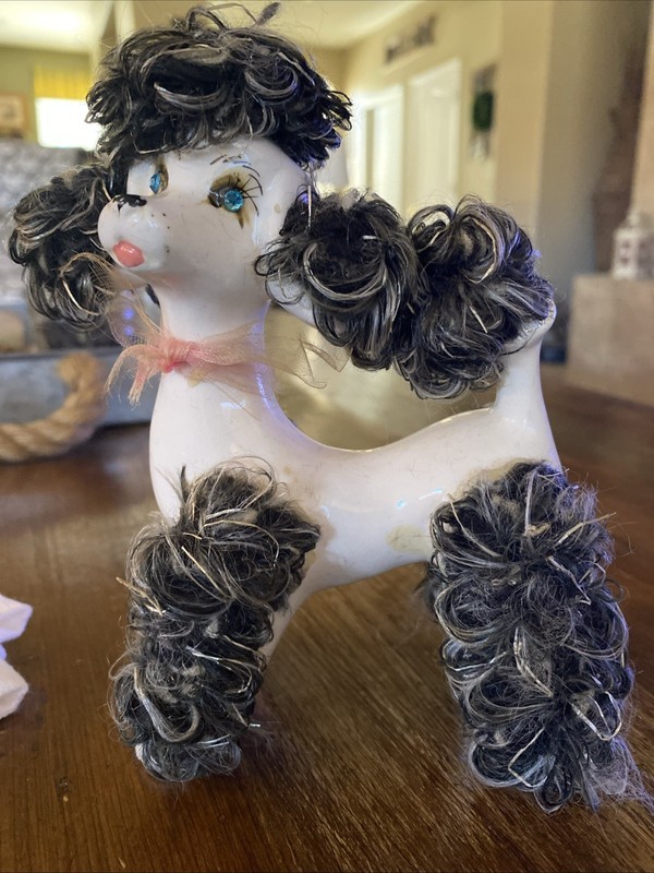 Japan Lefton Poodle Ceramic Figure 60/70’s