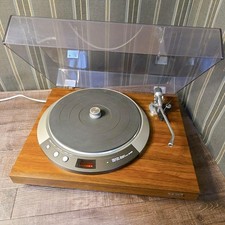 DENON DP-50M Direct Drive Manual Turntable Record Player No Cartridge Tested