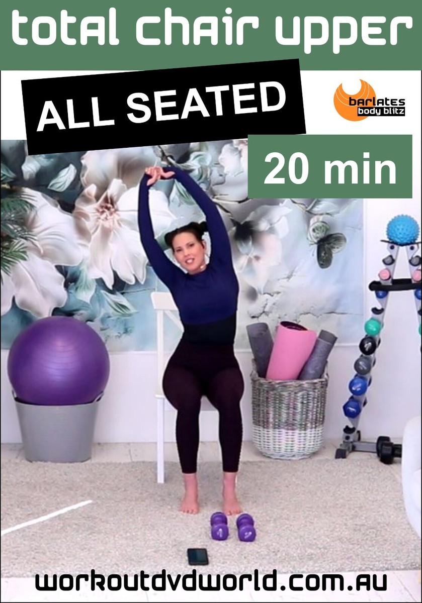 SEATED CHAIR WORKOUT with Weights DVD ALL SEATED INJURY