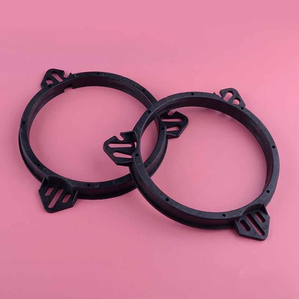 4pc 6.5" Rear Door Speaker Adapter Spacer Rings Fit Subaru Impreza Forester USAA - Image 3 of 4