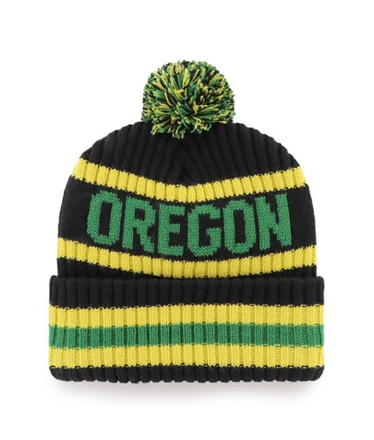 Oregon Ducks NCAA '47 Brand Winter Beanie Knit Ski Cap Hat - Image 2 of 2