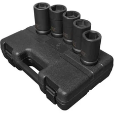 Sunex Tools 5626 5-piece Combination Budd Wheel Impact Socket Set