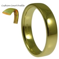 Sale 5mm 18ct Yellow Gold Cushion Court Wedding Ring 750 Uk Hm 9.4g W.5 11 3/8 Sale 5mm 18ct Yellow Gold Cushion Court Wedding Ring 750 Uk Hm 9.4g W.5 11 3/8