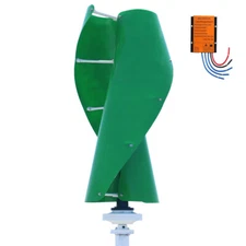 800W Vertical Wind Turbine 1.3M Blades Wind Generator & MPPT Controller Off grid