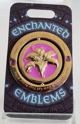 DISNEY ENCHANTED EMBLEMS~RAPUNZEL & FLYNN~TANGLED ~ PIN OF THE MONTH -FREE SHPG!