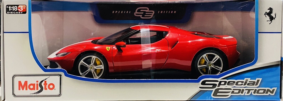 1/18 マイストMaisto Ferrari 296 GTB Amazon.com: Maisto 1:18 Race & Play Ferrari 296 GTB Assetto