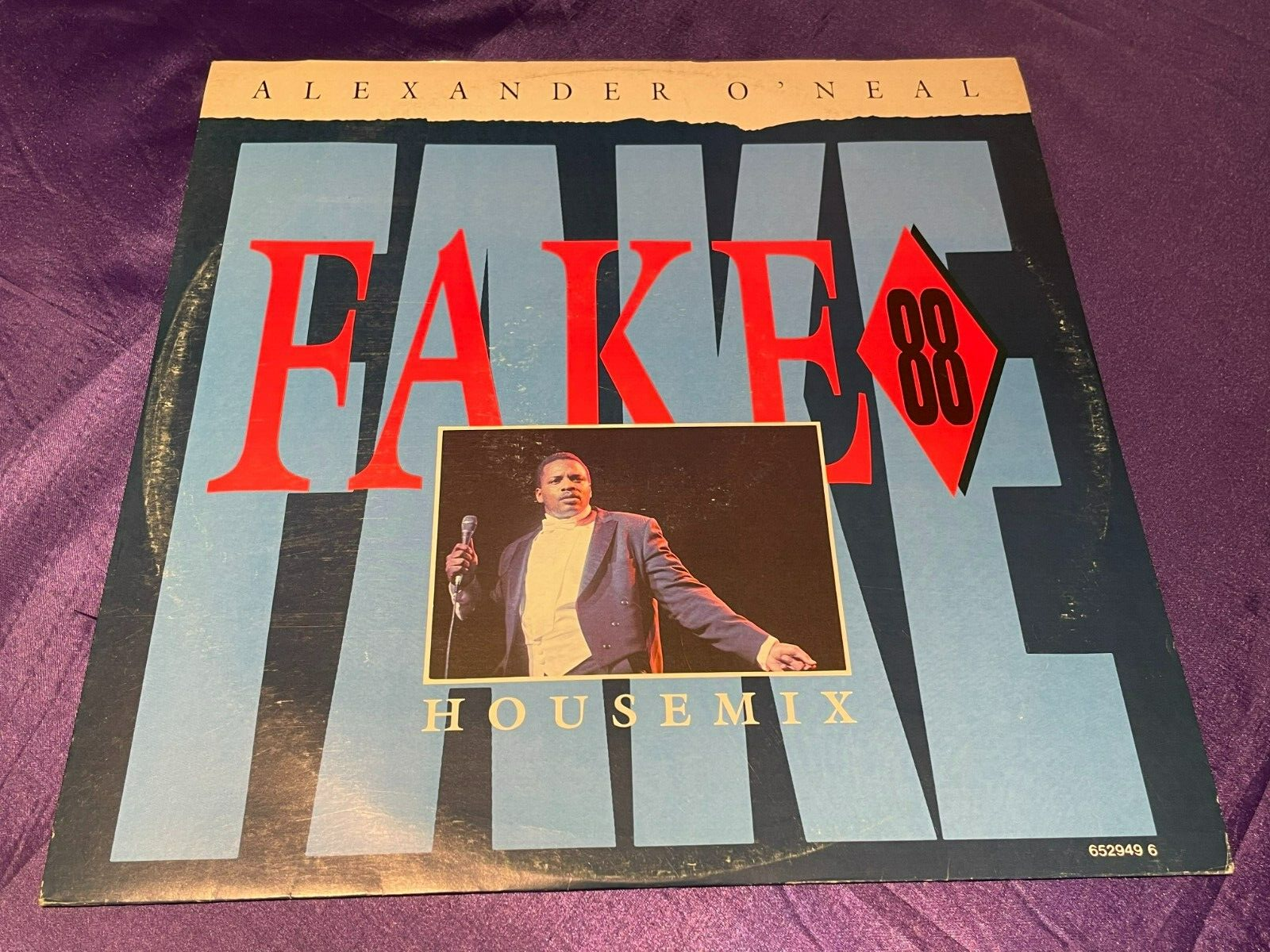Alexander O'Neal - Fake 88 (House Mix) - Vinyl Record 12"" Single - 1988 CBS