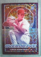 2021 Panini - Overdrive - Chris Rodriguez #3 (RC) - Purple Velocity Prizm