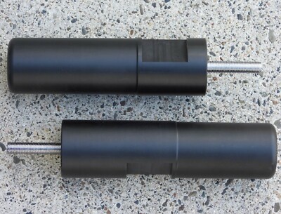 2006-2011 Kawasaki Ninja ZX14 BLACK NO-CUT FRAME SLIDERS