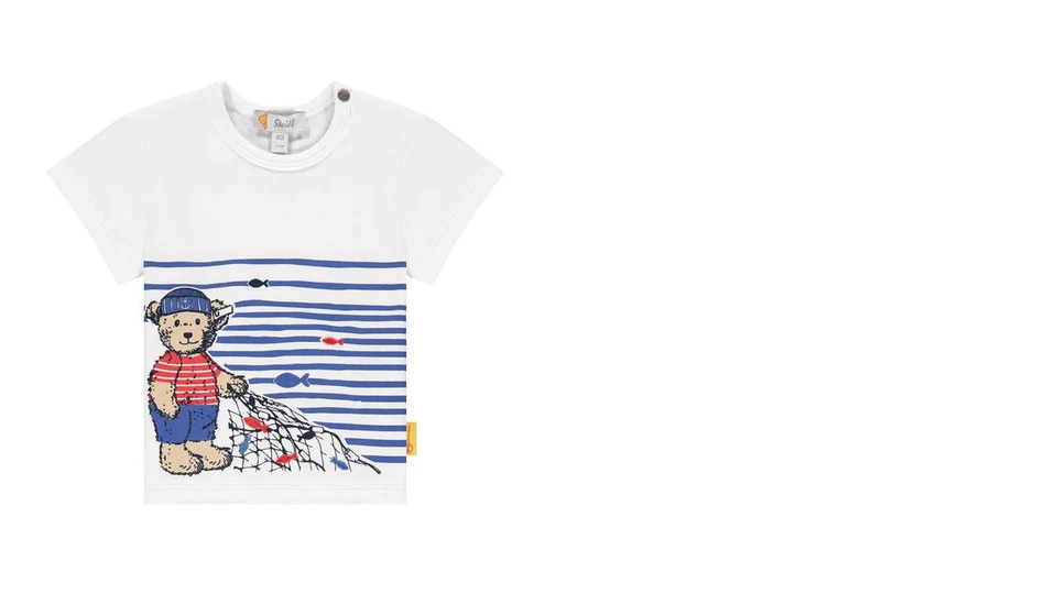 STEIFF fish & ship Shirt ,weiß gr. 80 - Bild 1 von 1