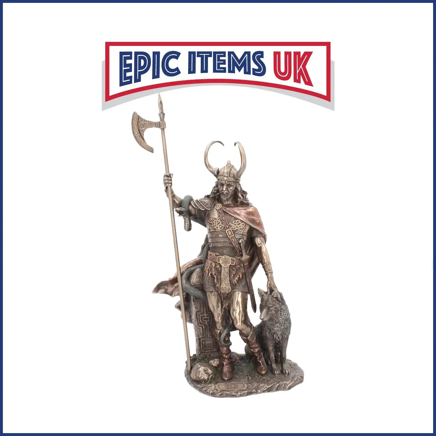 Nemesis Now Bronzed Loki-Norse Trickster God Figurine 35cm - IN STOCK