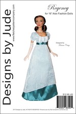 Regency Puppe Kleidung Nähen Muster Für 16 " Mode Alex Puppen Madam Alexander