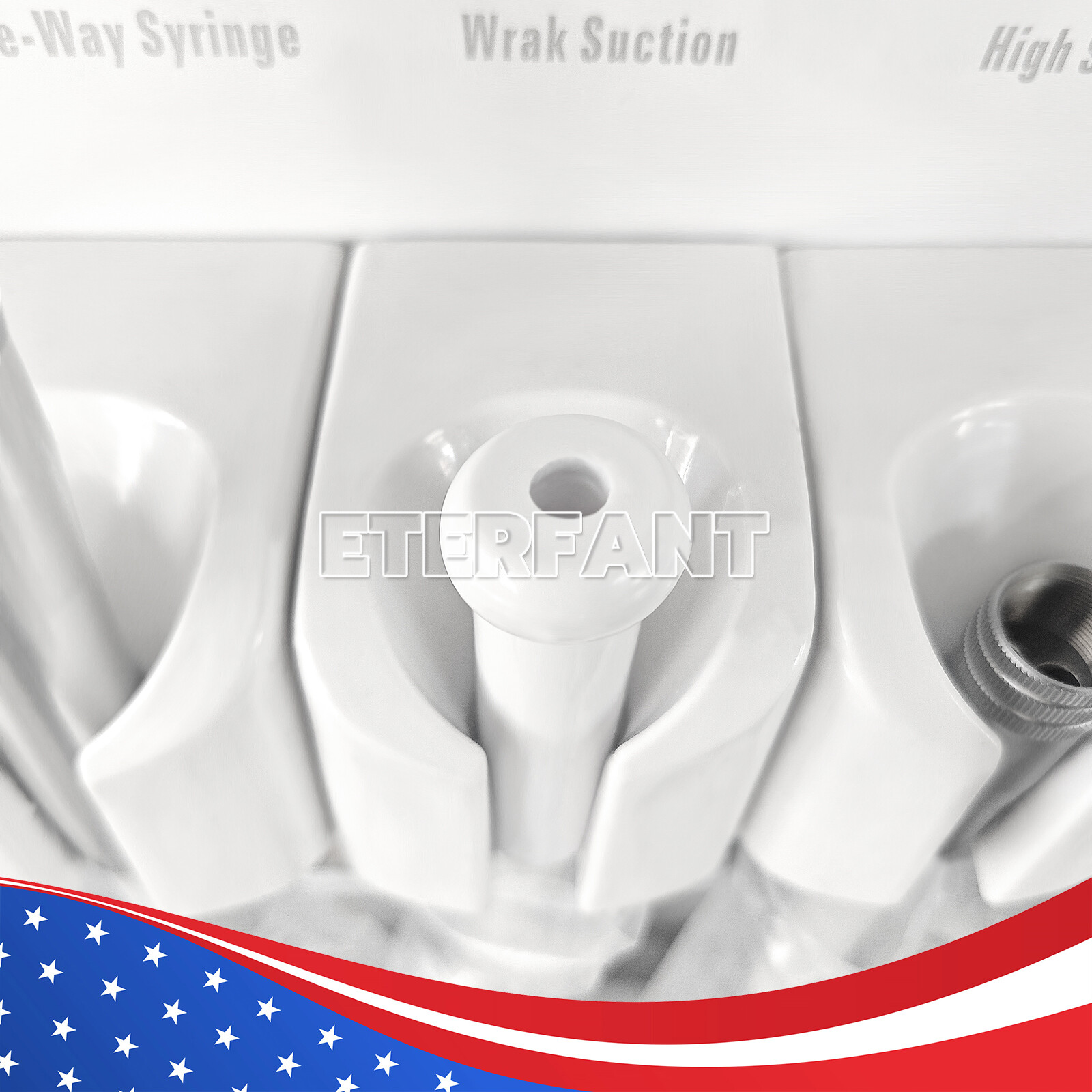 Dental Mobile Portable Delivery Unit Air Compressor Syring Suction System 4 Hole