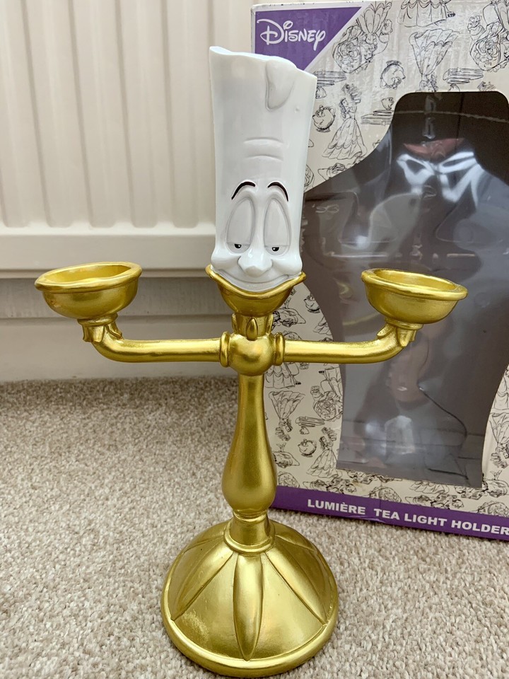 Lumiere Tealight Holder Candle Stick Disney Beauty And The Beast By