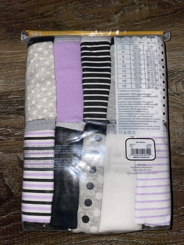 Wonder Nation ~ Girls Tagless 10-Pair Underwear Briefs Cotton (B) ~ Size 4 - Picture 3 of 4