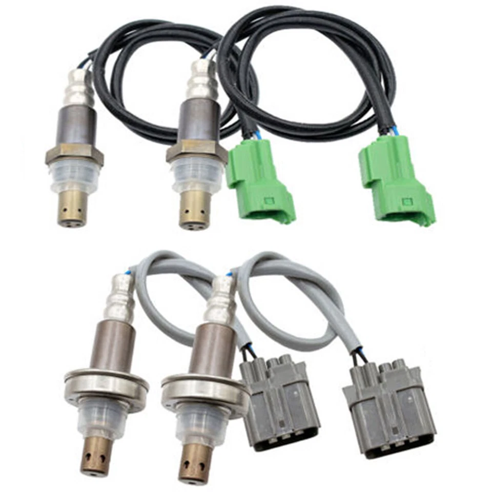 4 sensores de oxígeno O2 aguas arriba + aguas abajo para Suzuki Grand Vitara 2007 2008 2,7 L Foto 2 de 4