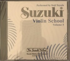 NEW Suzuki Violin CD Volume 5 Koji Toyoda Suzuki School Unopened NEW In Package