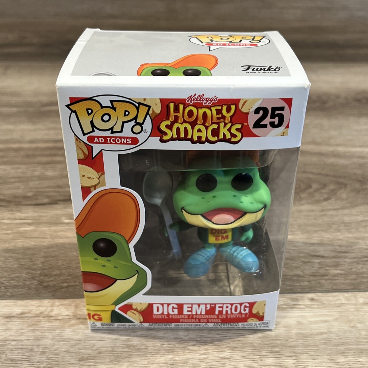 Funko Pop! Ad Icons - Kellogg's Honey Smacks - #25 - Dig Em' Frog