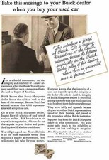 Buick 1929 - Buick Ad - Take This Message To Your Buick Dealer When You Buy Your Buick 1929 - Buick Ad - Take This Message To Your Buick Dealer When You Buy Your