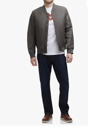 Levi's Men's satin bomber jacket Medium 