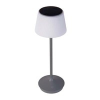 Tischlampe AußEnlampe Tischleuchte Led Akkulampe Touchdimmer Grau H 38 Cm
