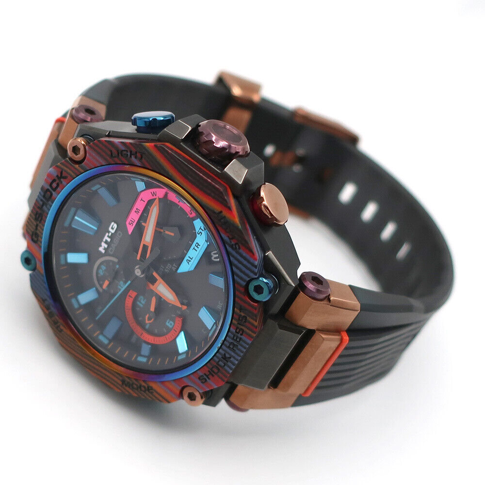 CASIO MTG-B2000XMG-1AJR WRISTWATCH BLACK MULTICOLOR CARBON CASIO MTG-B2000XMG-1AJR WRISTWATCH BLACK MULTICOLOR CARBON