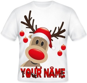 boys red christmas shirt