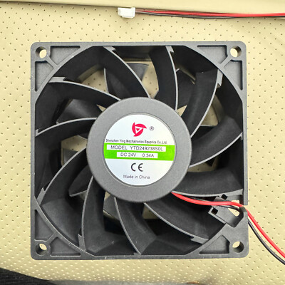1 Pc. YTD249238B0L DC24V 0.34A 9CM 2-Wire Cooling Fan Inverter Fan