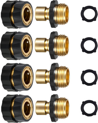 Garden Hose Quick Connector,  3/4 Inch Garden Hose Fitting Quick Connector Male 