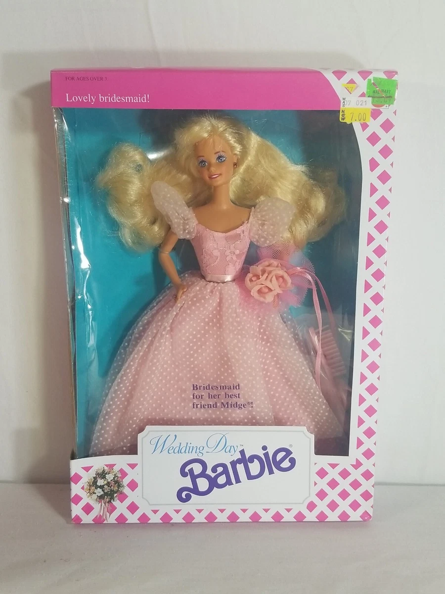 1990 Wedding Day Barbie Bridesmaid for Midge NRFB 9608 eBay