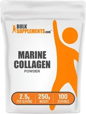 BulkSupplements Hydrolyzed Collagen (Fish) Powder 250g - 2.5g Per Serving