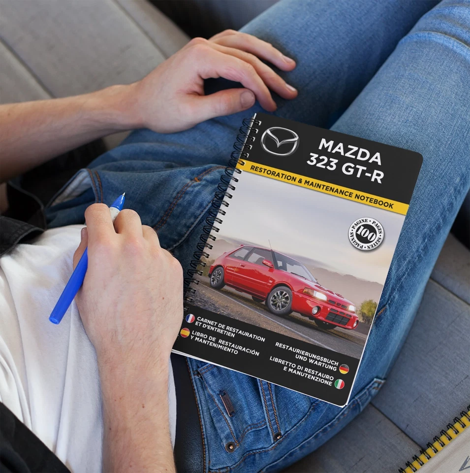 MAZDA 323 GT-R  : Libretto Di Restauro E Manutenzione - CONSEGNA GRATUITA - Immagine 2 di 4