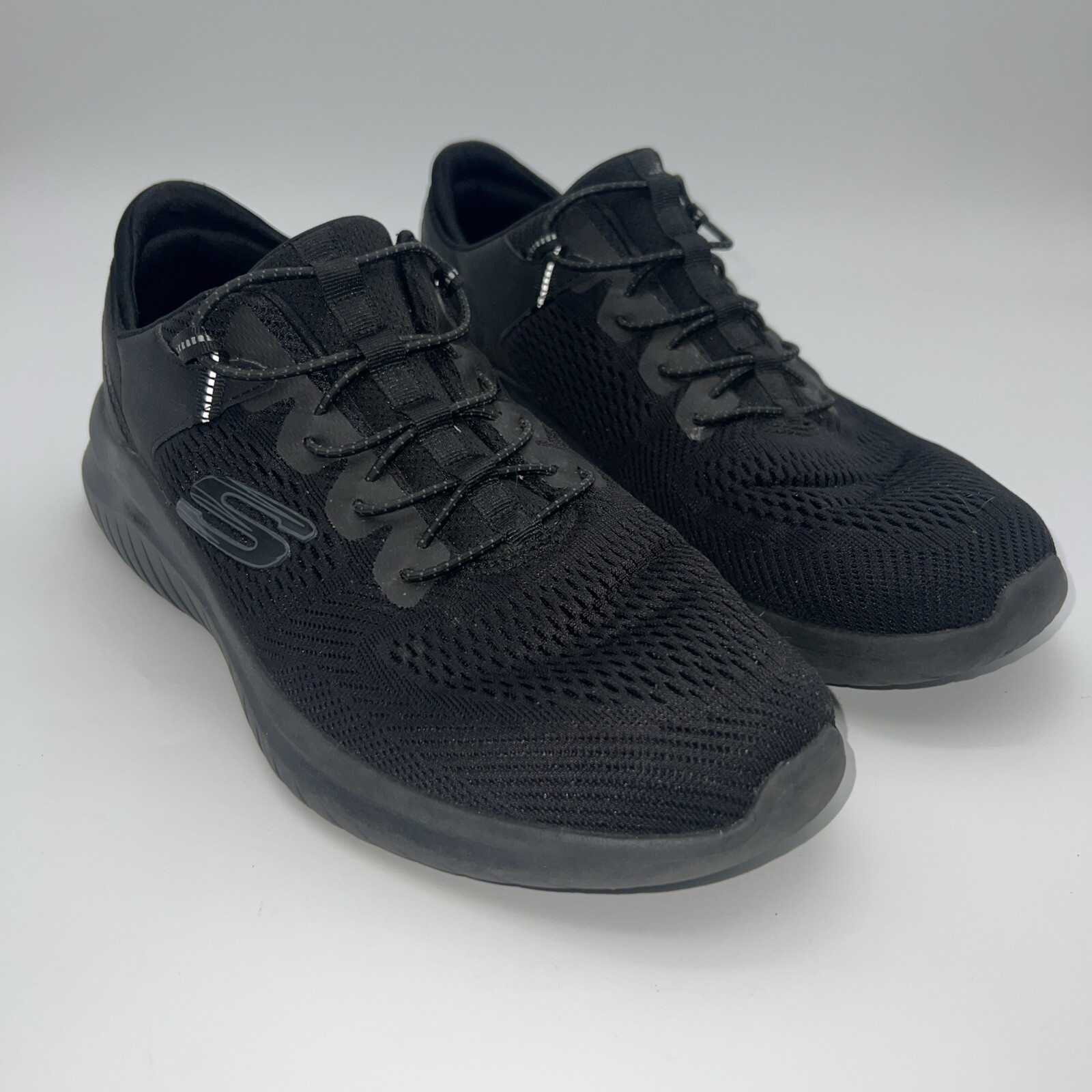 Skechers Mens Ultra Flex 2.0 56290 Black Running Shoes Sneakers Size 11