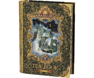 Basilur Ceylon Tea Book Vol iv Metal Tin Caddies