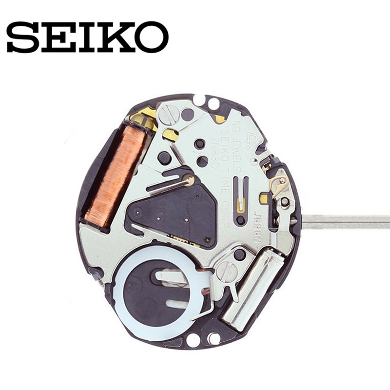 Original Seiko 7N83 Japan Made Quartz Watch Movement, 3 Hands Day