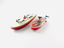 Schuco Motorboot Police 3002 & England Motorboot